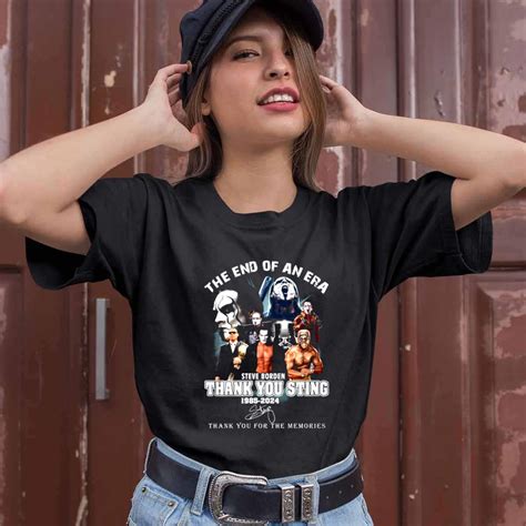 The End Of An Era Steve Borden Thank You Sting 1985 2024 Shirt - Lesgusa