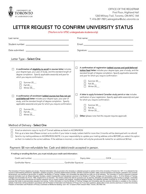 Utsc Registrar Office - Fill Online, Printable, Fillable, Blank | pdfFiller