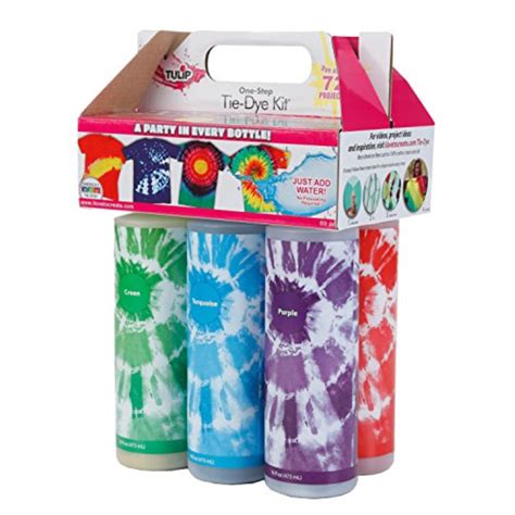 Tulip One-Step Tie-Dye Kit Extra Large Block Party 16 oz Easy Squeeze ...