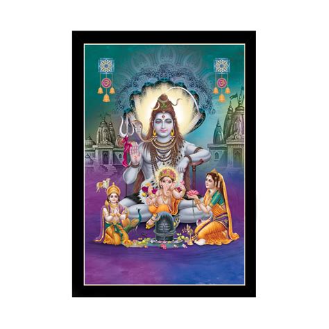 Dharvika Innovations Shiva Photo Frame | Shiva Parvati Photo Frame ...