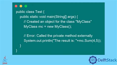 Image result for Private Method Java