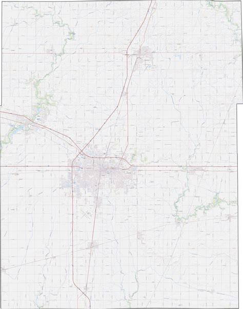 Champaign County Map, Illinois - US County Maps