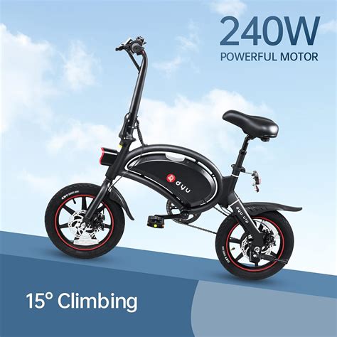 Buy Electric Bike for Adults Teens,DYU D3F 14 Folding Electric Bicycle ...