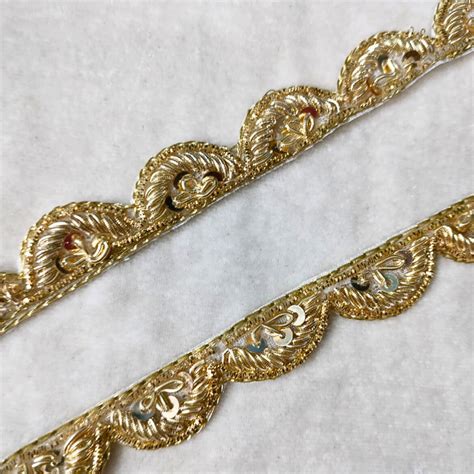 Golden Scalloped Trim – Our Knots