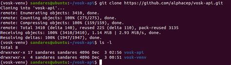 Vosk Speech Recognition Python 的图像结果