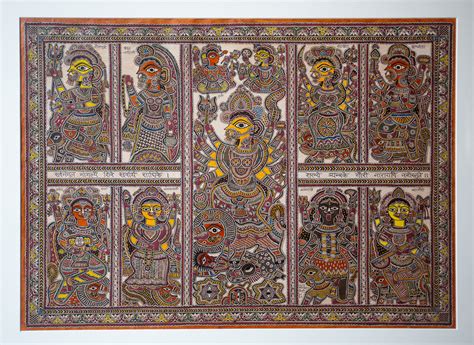 Madhubani Art | Nav Durga – ARTISANS'