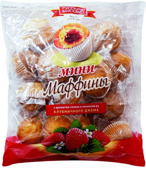 Купить Кондитерские изделия Русский бисквит Мини-маффины Эконом с аром ...