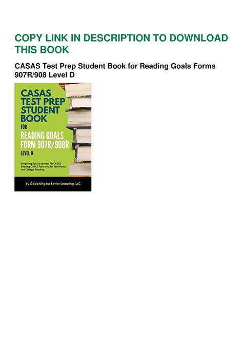 PPT - download CASAS Test Prep Student Book for Reading Goals Forms ...