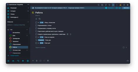 Подробный обзор планировщика от Максима Дорофеева — SingularityApp