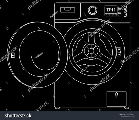Image result for Washing Machine Line Drawing