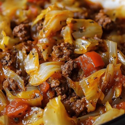 Cabbage and Ground Beef - Naomi's Recipes | Recipe | Dinner with ground ...