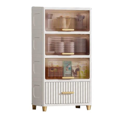 Bathroom Storage Cabinet – Freestanding Organizer with Drawers & Shelf ...