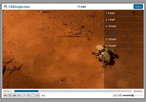 JavaScript Video Player 的图像结果