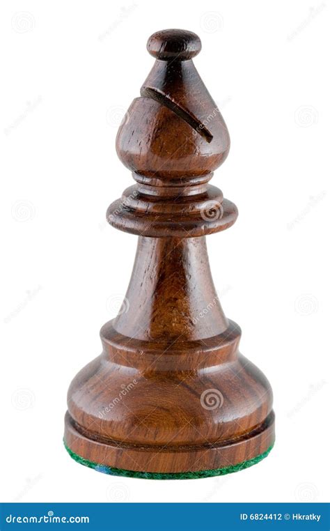 Chess piece - black bishop stock photo. Image of intelligent - 6824412