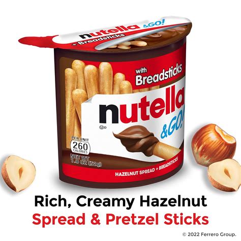 Nutella and Go Snack Packs, Chocolate Hazelnut India | Ubuy