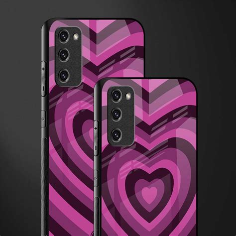 Y2K Burgundy Hearts Aesthetic Phone Cover for Samsung Galaxy S20 FE ...