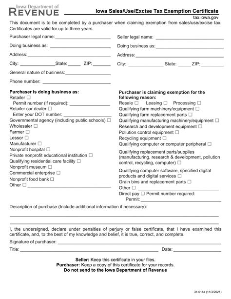 Exemption Certificate Sales PDF Form - FormsPal