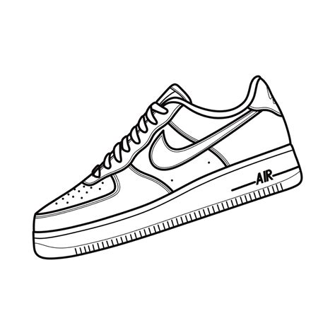 Template Air Force 1 Drawing - Printable Holiday Crafts