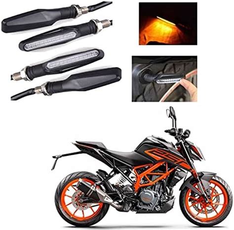 Ramanta Bike Indicators 4PCs Motorcycle Indicators Turn Signal Lights ...