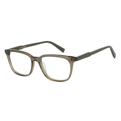 Green Full Rim Square John Jacobs Rich Acetate JJ E13568-C2 Eyeglasses