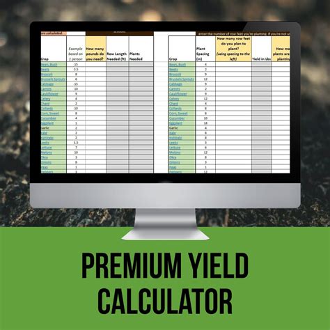 Yield Calculator 的图像结果