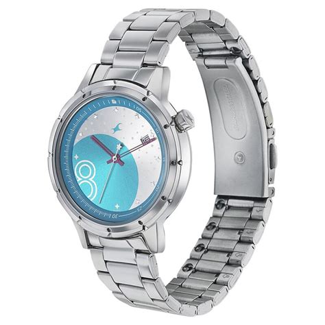 Buy Online Fastrack Space Rover Quartz Analog with Date Blue Dial ...