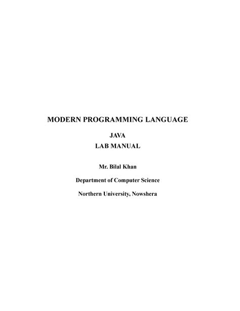 Image result for Java Programming Manual