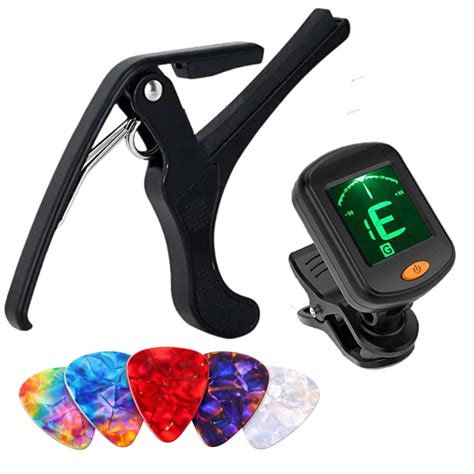 IMAGINEA Guitar Tuner Clip-On for Acoustic, Electric, Bass & Ukulele ...