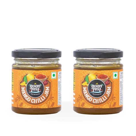 Alphonso Mango Chilli Jam from Goa - Goan Fest Pack of 2-200g Each ...