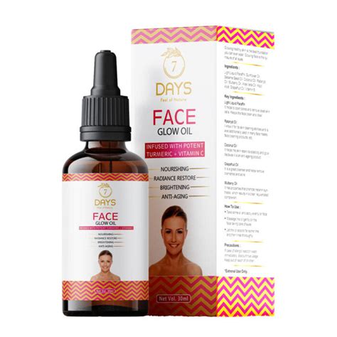 7 Days Natural Face Glow oil | Anti ageing Spotless Skin | Sun Protect ...
