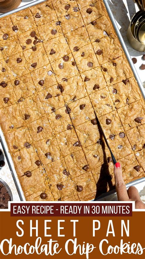 Chocolate chip cookies sheet pan – Artofit