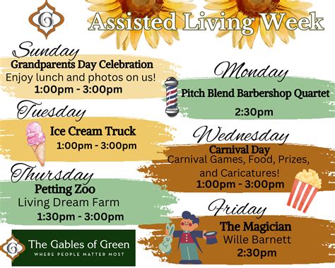 Assisted Living Week - Gables of Green