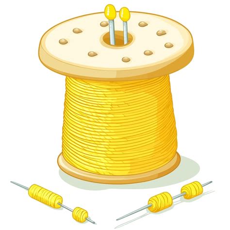 Yellow silk thread spool Vectors - Download Free High-Quality Vectors ...