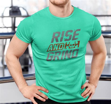 Buy Rise and Grind Gym T Shirt Online For Men – Punjabi Adda