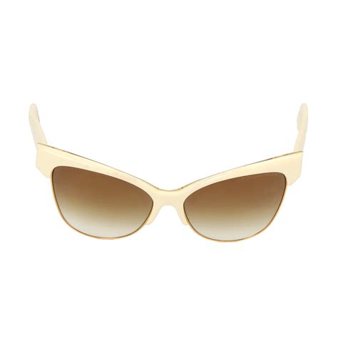 Temptation Off-White Cat Eye Sunglasses One Size – Confidential Couture