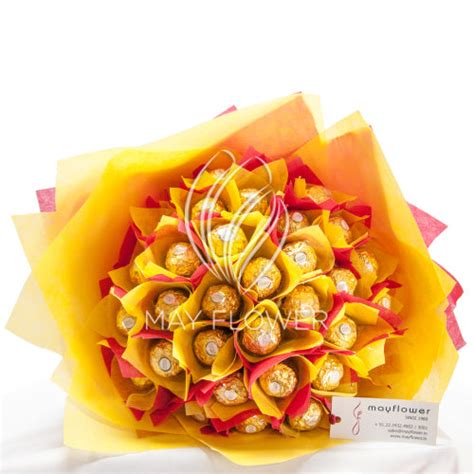 Ferrero Rocher Vase Chocolate Bouquet – May Flower