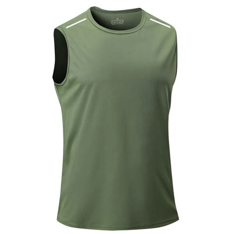 YLSDY Mens Athletic Tank Top Workout Sleeveless Gym Wicking Cut Off ...