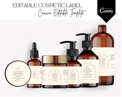 Image result for Cosmetic Label Examples