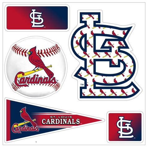 Buy MLB St. Louis Cardinals "5-Piece" 3D Multi-Magnets Online at Low ...