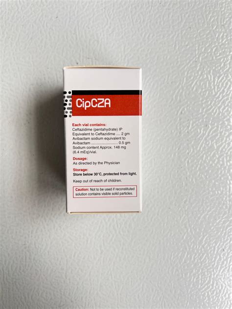 Buy Cipcza 2.5gm Injection Online: Uses, Price, Dosage, Side Effects