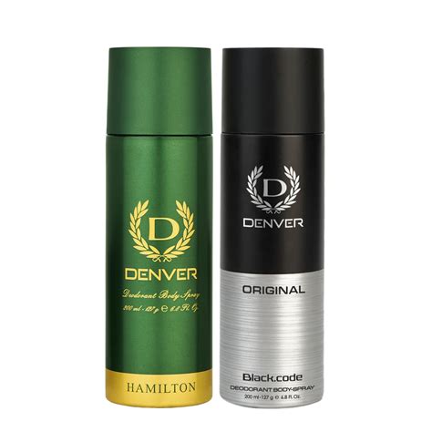 Buy DENVER Hamilton Deo & Black Code Original- 200ML Each (Combo Pack ...