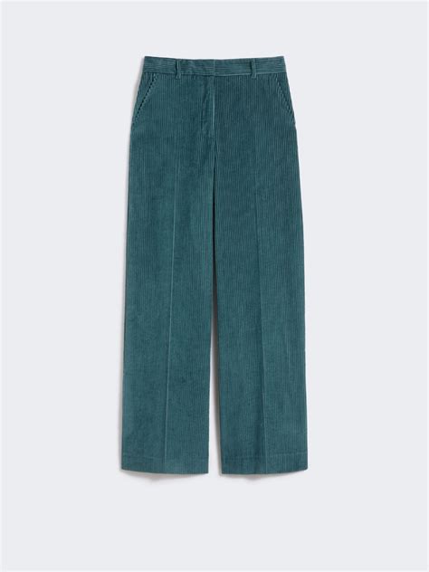 Wide-leg corduroy trousers, oil | Weekend Max Mara
