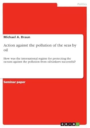 Action against the pollution of the seas by oil: How was the ...