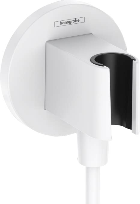 hansgrohe Wall outlet: FixFit S, Wall outlet with shower holder, Item ...