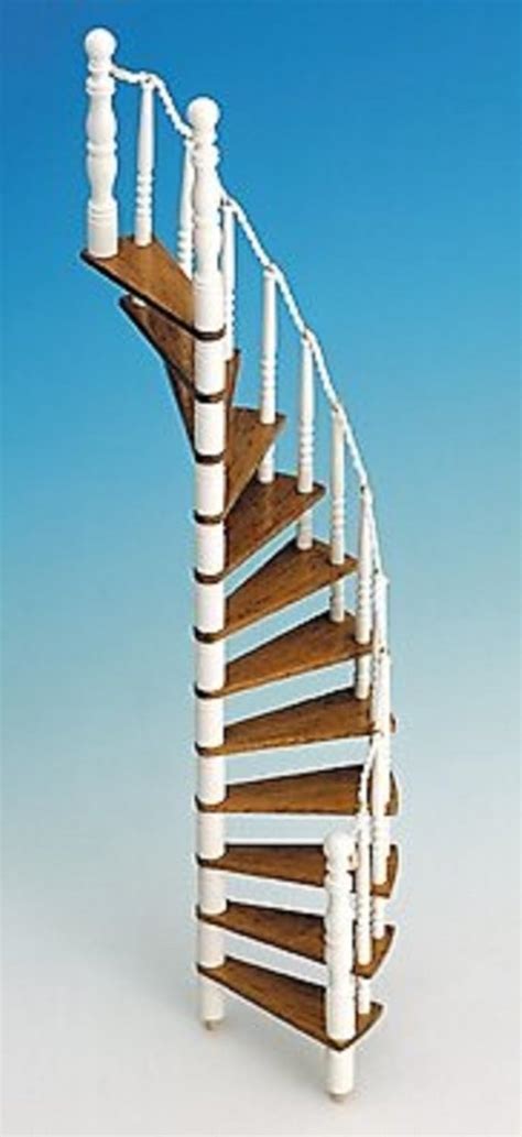 Buy Melody Jane Dollhouse Spiral Staircase Kit Wooden 1:12 Scale ...