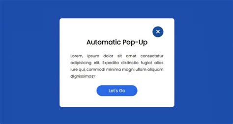HTML5 Pop-Up Window 的图像结果