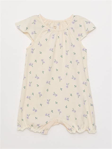 Crew Neck Short Sleeve Printed Baby Girl Rompers 2 Pack -S36007Z1-LRA ...