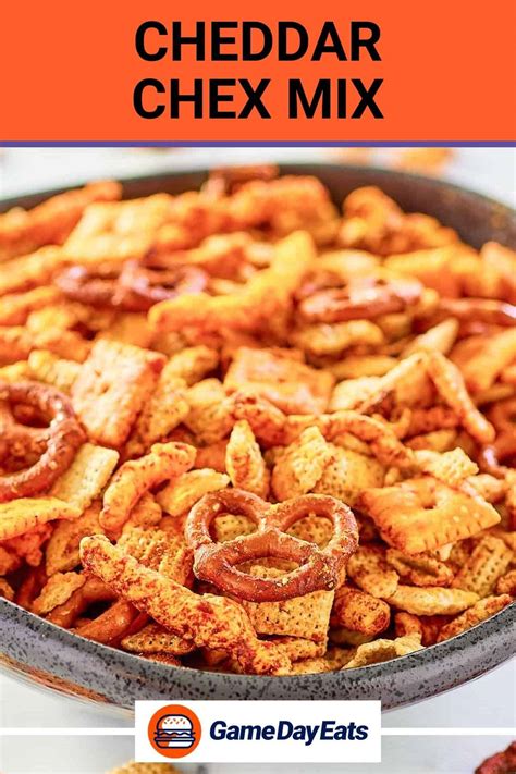 Cheddar Chex Mix: The Ultimate Game Day Snack