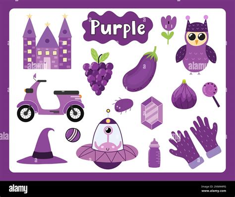 Purple Color Clipart