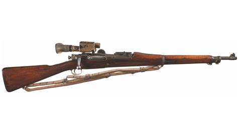 World War I Springfield Model 1903 Bolt Action Sniper Rifle | Rock ...